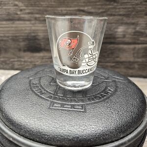 Vintage Tampa Bay Buccaneers Traditional Style Size  Helmet Logo Shot Glass‎